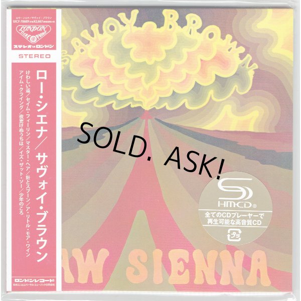 Photo1: SAVOY BROWN / RAW SIENNA (Brand New Japan mini LP SHM-CD) (1)