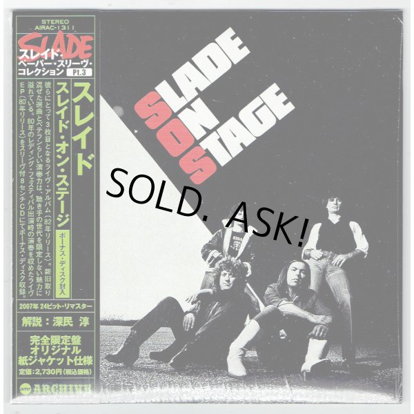 Photo1: SLADE / SLADE ON STAGE + Bonus 8cm CD (Used Japan mini LP CD) (1)