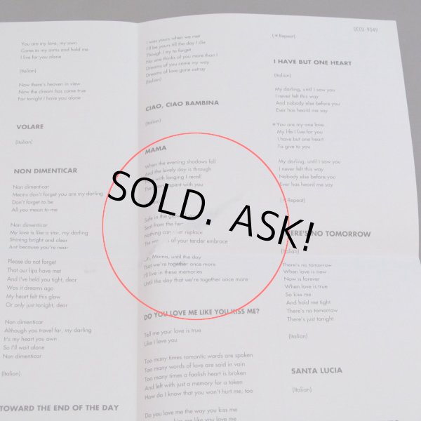 Photo2: CONNIE FRANCIS / SINGS ITALIAN FAVORITES (Used Japan mini LP CD) (2)