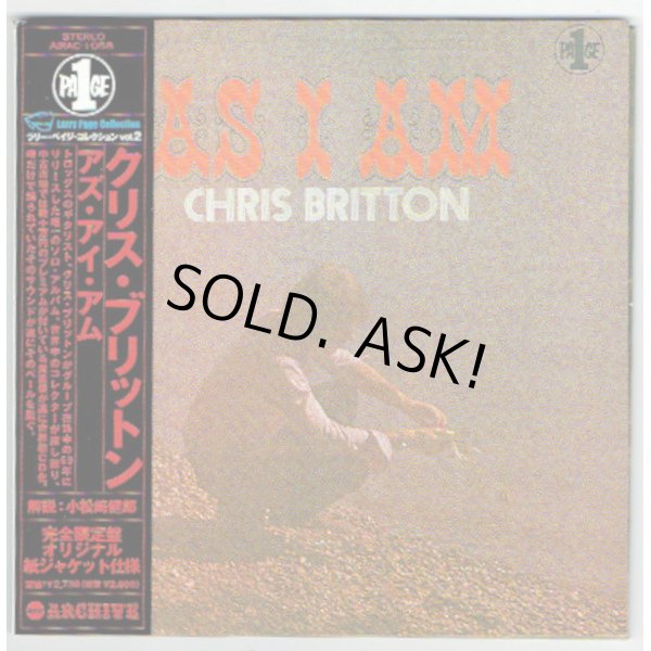 Photo1: CHRIS BRITTON / AS I AM (Used Japan mini LP CD) (1)