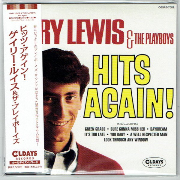 Photo1: GARY LEWIS & THE PLAYBOYS / HITS AGAIN! (Brand New Japan mini LP CD) * B/O * (1)
