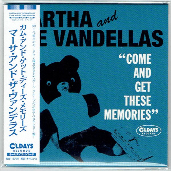 Photo1: MARTHA AND THE VANDELLAS / COME AND GET THESE MEMORIES (Brand New Japan mini LP CD) * B/O * (1)