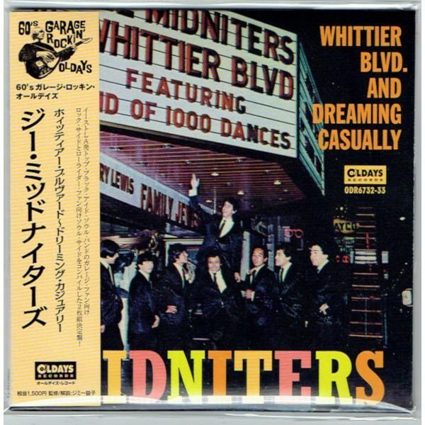 Photo1: THEE MIDNITERS / WHITTIER BLVD. AND DREAMING CASUALLY (Brand New Japan mini LP CD) * B/O * (1)