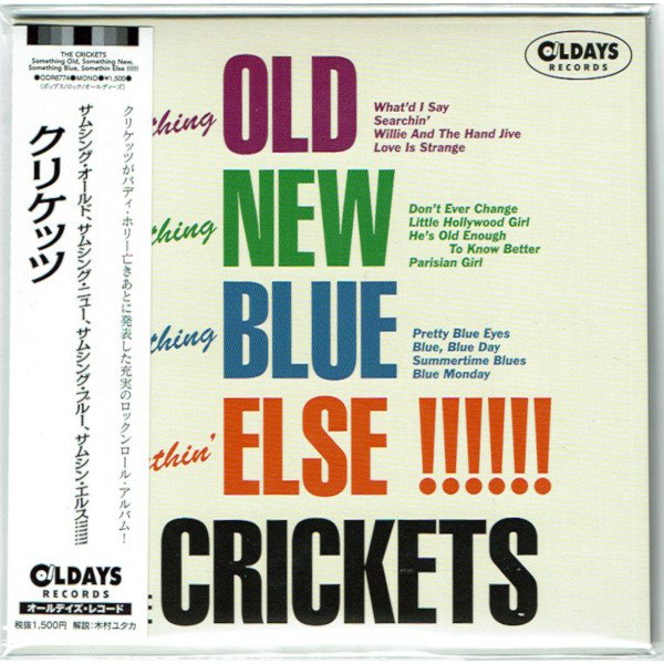 Photo1: THE CRICKETS / SOMETHING OLD, SOMETHING NEW, SOMETHING BLUE, SOMETHIN ELSE !!!!!! (Brand New Japan mini LP CD) * B/O * (1)