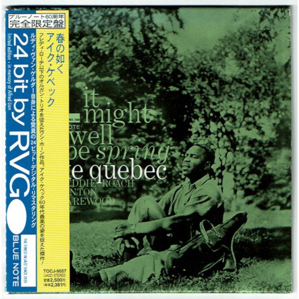 Photo1: IKE QUEBEC / IT MIGHT AS WELL BE SPRING (Used Japan mini LP CD) Blue Note (1)