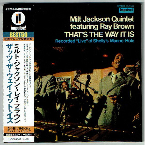 Photo1: MILT JACKSON QUINTET / THAT'S THE WAY IT IS (Used Japan mini LP CD) (1)