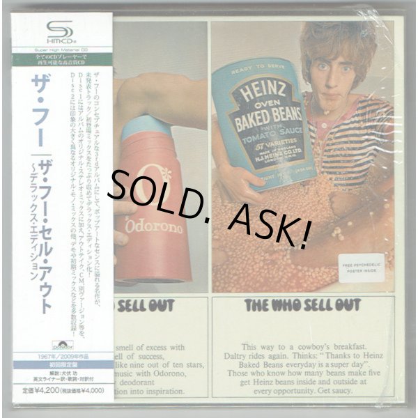 Photo1: THE WHO / THE WHO SELL OUT - DELUXE EDITION (Used Japan mini LP SHM-CD) (1)