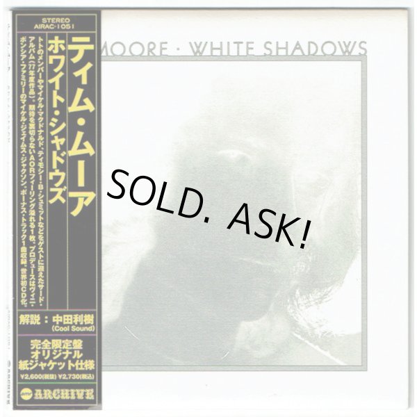 Photo1: TIM MOORE / WHITE SHADOWS (Used Japan mini LP CD) (1)
