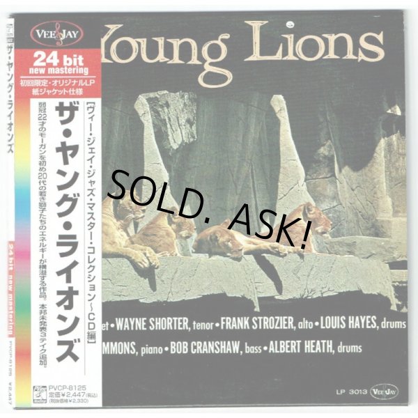 Photo1: THE YOUNG LIONS / THE YOUNG LIONS (Used Japan mini LP CD) Lee Morgan, Wayne Shorter (1)