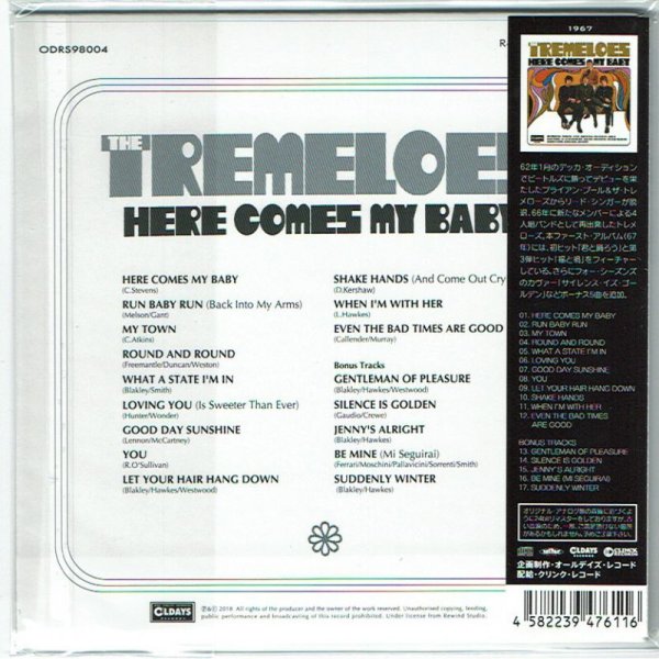 Photo2: THE TREMELOES / HERE COME THE TREMELOES (Brand New Japan mini LP CD) * B/O * (2)