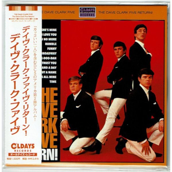 Photo1: THE DAVE CLARK FIVE / THE DAVE CLARK FIVE RETURN! (Brand New Japan mini LP CD) * B/O * (1)