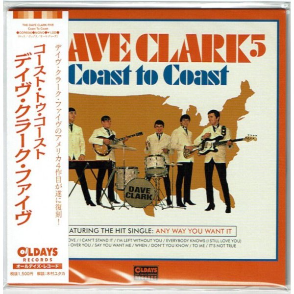 Photo1: THE DAVE CLARK FIVE / COAST TO COAST (Brand New Japan mini LP CD) * B/O * (1)