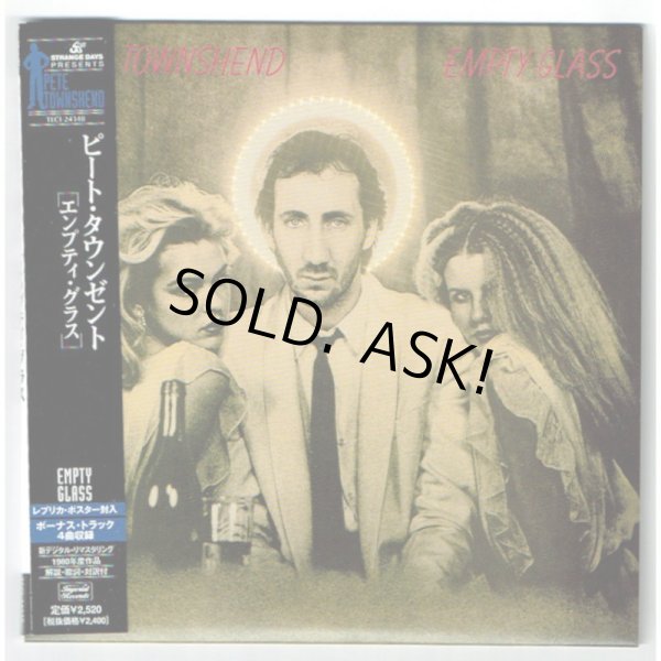 Photo1: PETE TOWNSHEND / EMPTY GLASS (Used Japan mini LP CD) (1)