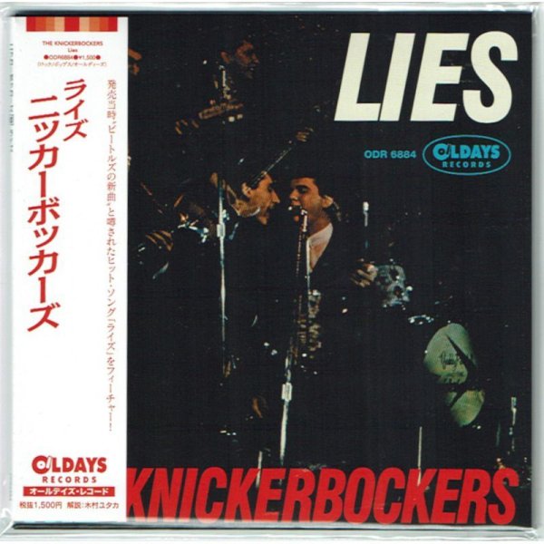 Photo1: THE KNICKERBOCKERS / LIES (Brand New Japan mini LP CD) * B/O * (1)