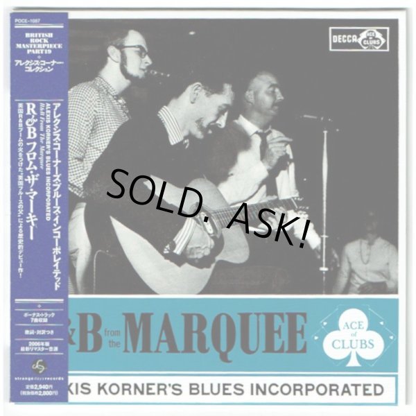 Photo1: ALEXIS KORNER'S BLUES INCORPORATED / R&B FROM THE MARQUEE (Used Japan mini LP CD) (1)