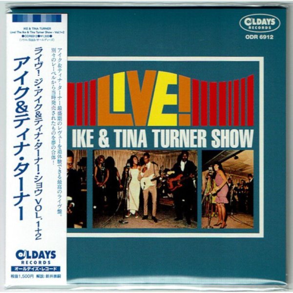 Photo1: IKE & TINA TURNER / LIVE! THE IKE & TINA TURNER SHOW - VOL.1 + 2 (Brand New Japan mini LP CD) * B/O * (1)