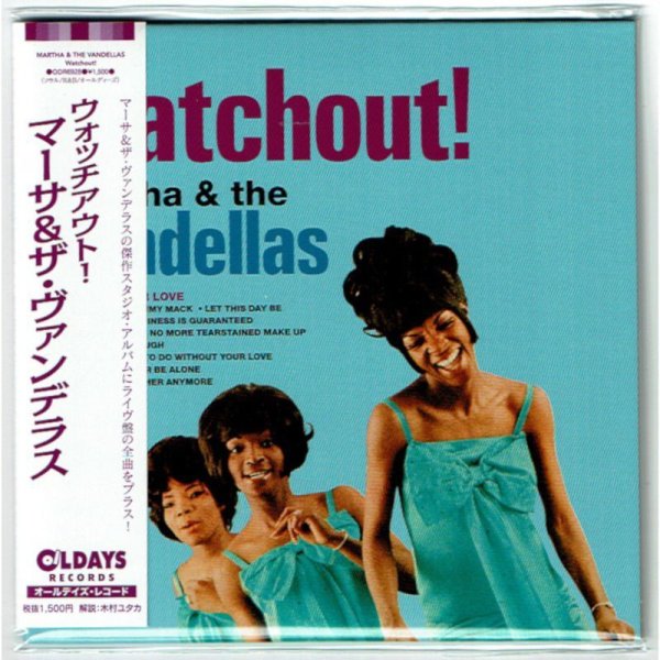 Photo1: MARTHA & THE VANDELLAS / WATCHOUT! (Brand New Japan mini LP CD) * B/O * (1)