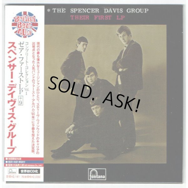 Photo1: THE SPENCER DAVIS GROUP / THEIR FIRST LP (Used Japan mini LP CD) (1)