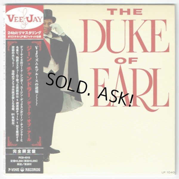 Photo1: GENE CHANDLER / THE DUKE OF EARL (Used Japan mini LP CD) Vee-Jay (1)