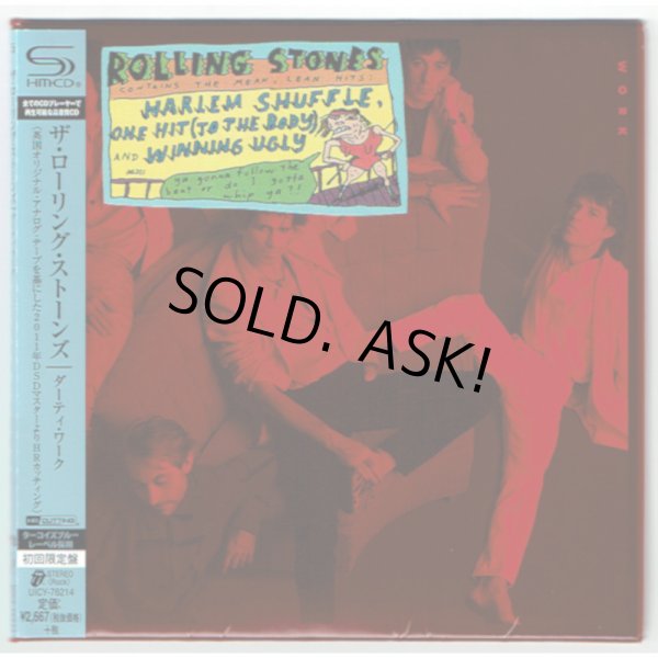 Photo1: THE ROLLING STONES / DIRTY WORK (Used Japan mini LP SHM-CD) (1)