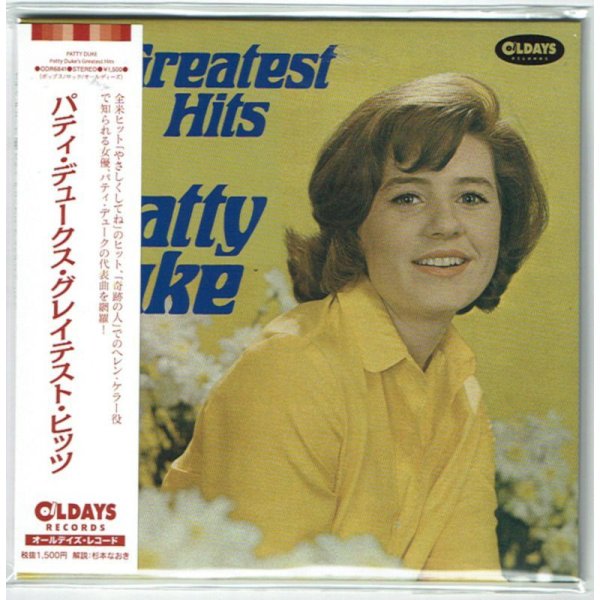 Photo1: PATTY DUKE / PATTY DUKE'S GREATEST HITS (Brand New Japan mini LP CD) * B/O * (1)