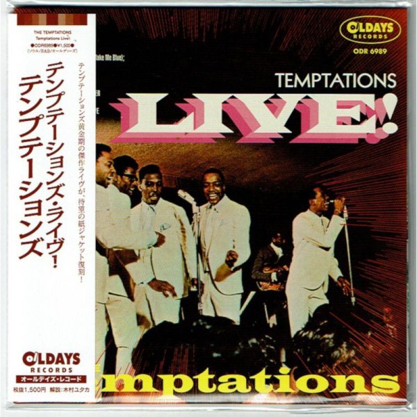 Photo1: THE TEMPTATIONS / TEMPTATIONS LIVE! (Brand New Japan mini LP CD) * B/O * (1)