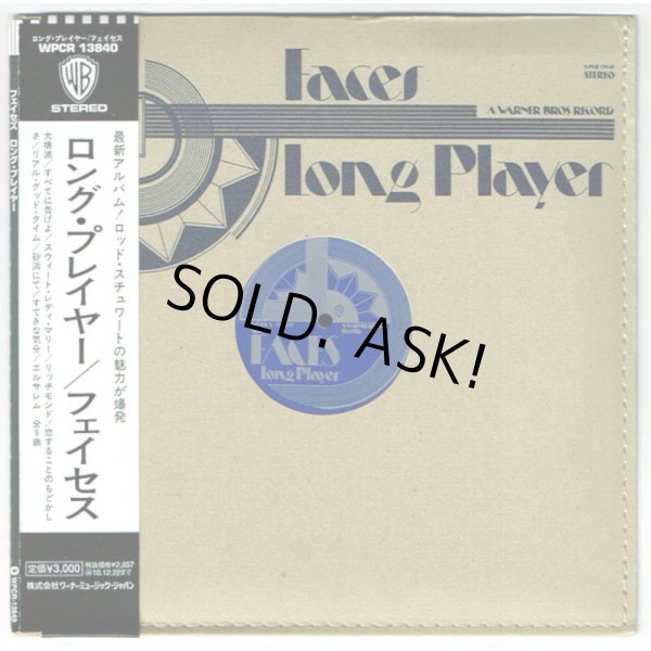 Photo1: FACES / LONG PLAYER (Used Japan mini LP CD) (1)