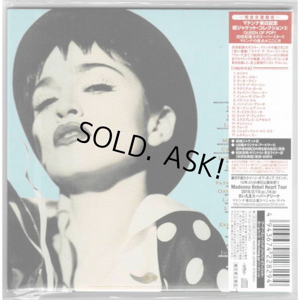 Photo2: MADONNA / THE IMMACULATE COLLECTION (Brand New Japan mini LP CD) (2)