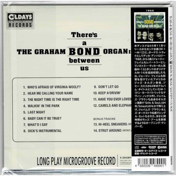 Photo2: GRAHAM BOND ORGANIZATION / THERE’S A BOND BETWEEN US (Brand New Japan mini LP CD) * B/O * (2)