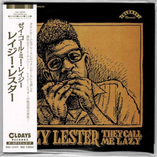 Photo1: LAZY LESTER / THEY CALL ME LAZY (Brand New Japan mini LP CD) * B/O * (1)