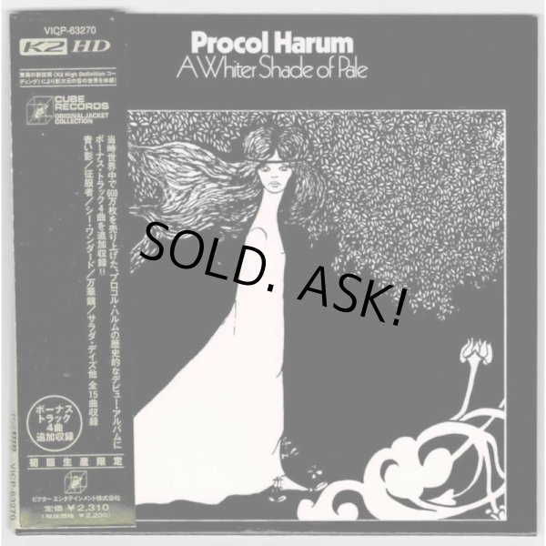 Photo1: PROCOL HARUM / A WHITER SHADE OF PALE (Used Japan mini LP CD) (1)
