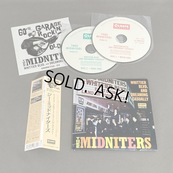 Photo2: THEE MIDNITERS / WHITTIER BLVD. AND DREAMING CASUALLY (Used Japan mini LP CD) (2)