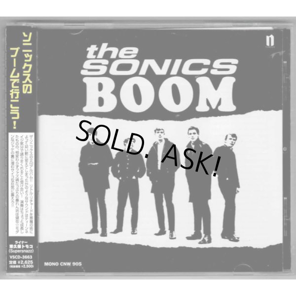 Photo1: THE SONICS / BOOM (Used Japan jewel case CD) (1)