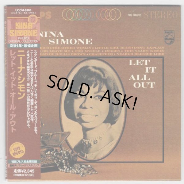 Photo1: NINA SIMONE / LET IT ALL OUT (Used Japan mini LP CD) (1)