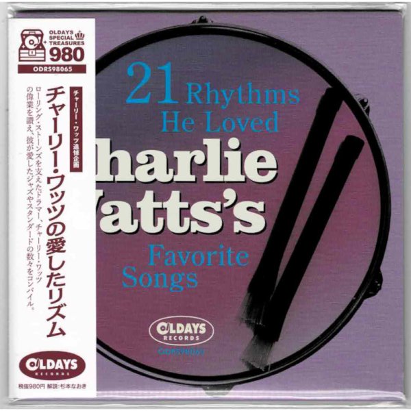 Photo1: V.A. / 21 RHYTHMS HE LOVED : CHARLIE WATTS’S FAVORITE SONGS (Used Japan mini LP CD) (1)