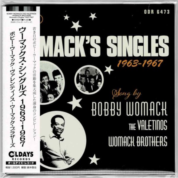 Photo1: BOBBY WOMACK, THE VALETINOS, WOMACK BROTHERS / WOMACK’S SINGLES 1963 - 1967 (Brand New Japan mini LP CD) * B/O * (1)