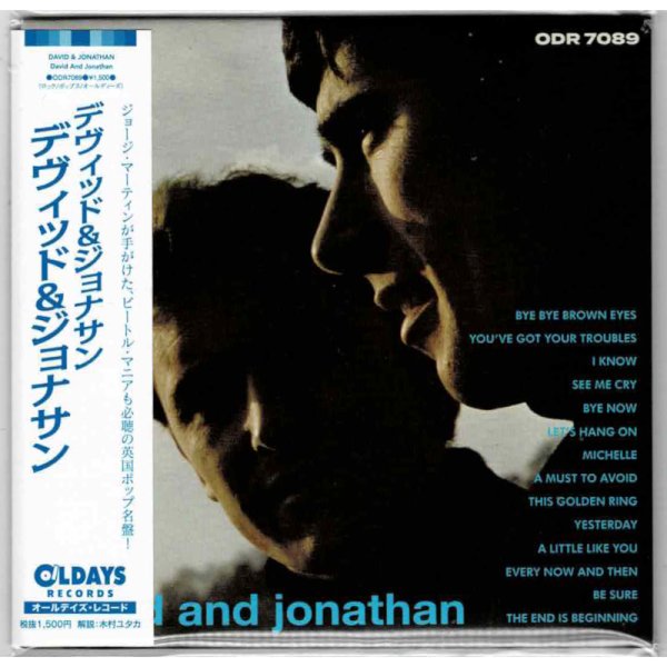 Photo1: DAVID & JONATHAN / DAVID & JONATHAN (Brand New Japan mini LP CD) * B/O * (1)