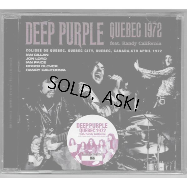 Photo1: Deep Purple – Quebec 1972 feat. Randy California (1)