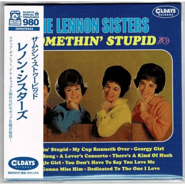Photo1: LENNON SISTERS / SOMETHIN’ STUPID (Brand New Japan mini LP CD) * B/O * (1)
