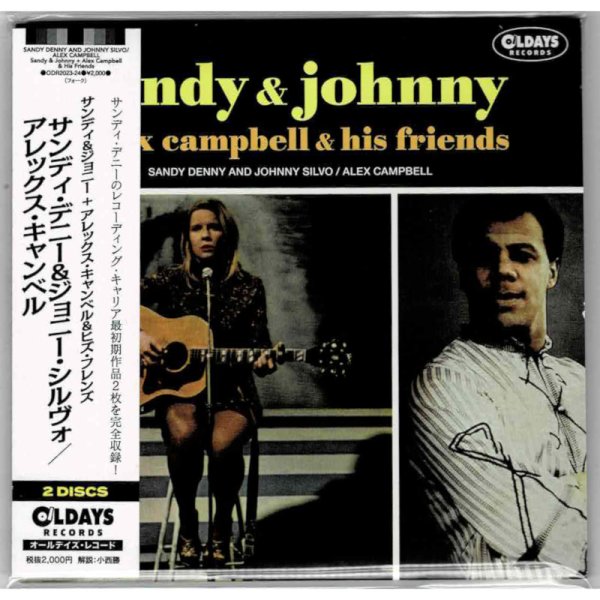 Photo1: SANDY DENNY AND JOHNNY SILVO / ALEX CAMPBELL SANDY & JOHNNY + ALEX CAMPBELL & HIS FRIENDS (Brand New Japan mini LP CD) * B/O * (1)