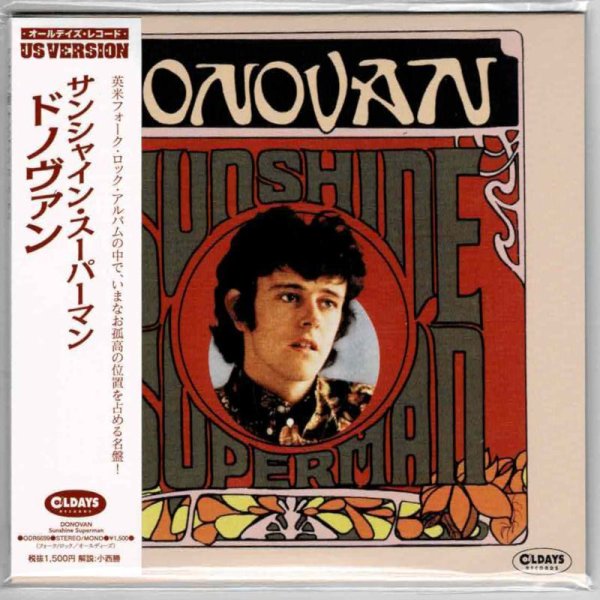 Photo1: DONOVAN / SUNSHINE SUPERMAN (Brand New Japan mini LP CD) * B/O * (1)