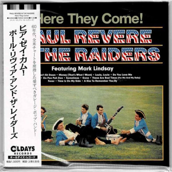 Photo1: PAUL REVERE & THE RAIDERS / HERE THEY COME! (Brand New Japan mini LP CD) * B/O * (1)
