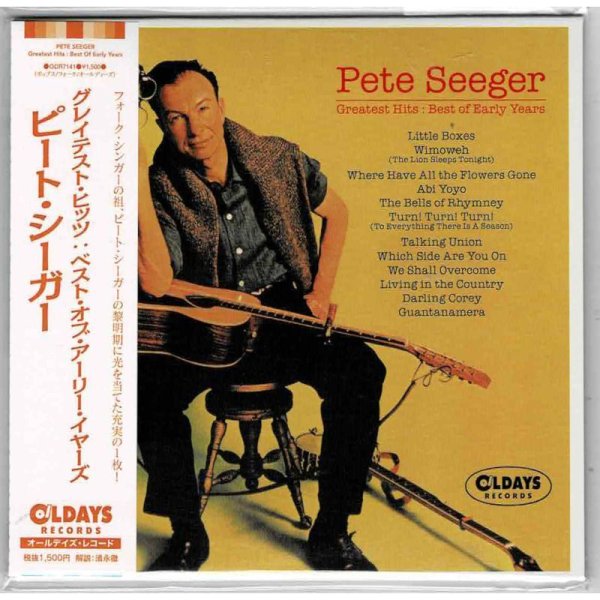 Photo1: PETE SEEGER / GREATEST HITS : BEST OF EARLY YEARS (Brand New Japan mini LP CD) * B/O * (1)