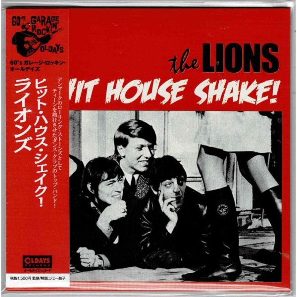 Photo1: THE LIONS / HIT HOUSE SHAKE! (Brand New Japan mini LP CD) * B/O * (1)