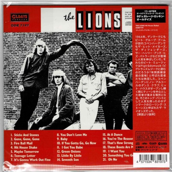 Photo2: THE LIONS / HIT HOUSE SHAKE! (Used Japan mini LP CD) (2)