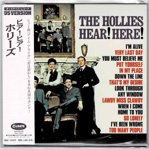 Photo1: THE HOLLIES / HERE! HERE! (Brand New Japan mini LP CD) * B/O * (1)