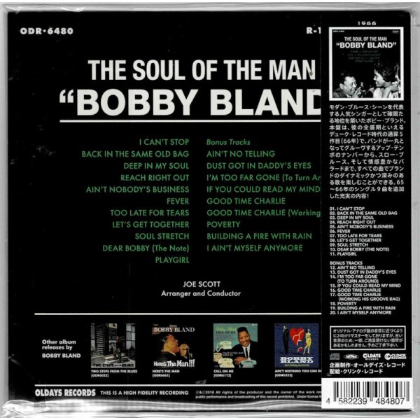 Photo2: BOBBY BLAND / THE SOUL OF A MAN (Brand New Japan mini LP CD) * B/O * (2)