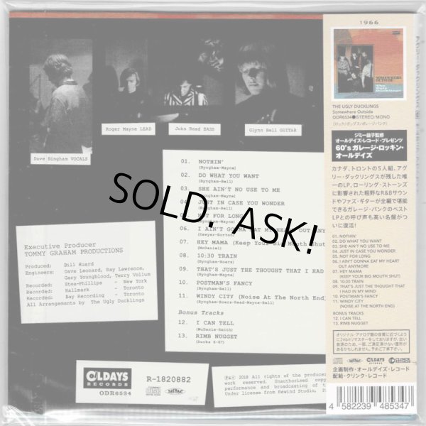 Photo2: THE UGLY DUCKLINGS / SOMEWHERE OUTSIDE (Used Japan mini LP CD) (2)