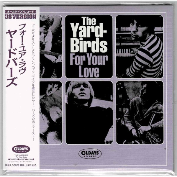 Photo1: THE YARDBIRDS / FOR YOUR LOVE (Brand New Japan mini LP CD) * B/O * (1)