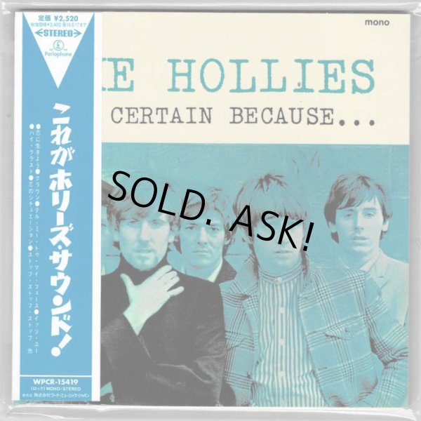 Photo1: THE HOLLIES / FOR CERTAIN BECAUSE (Used Japan mini LP SHM-CD) (1)